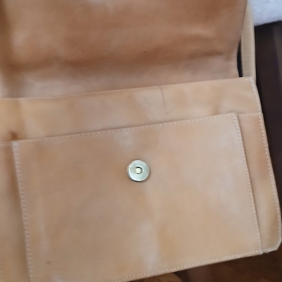 Tan Leather Crossbody Bag - Picture 2 of 8